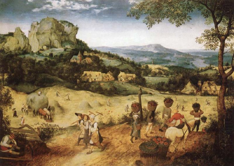 BRUEGEL, Pieter the Elder Haymaking china oil painting image